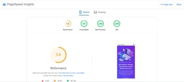Google PageSpeed Insights