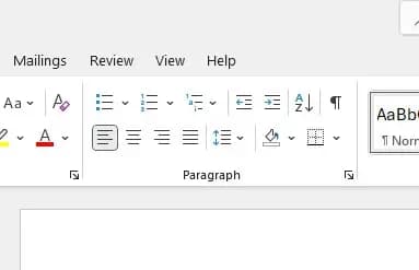 Paragraph Alignment in MS Word